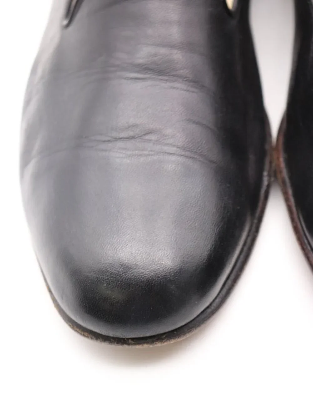 Bragano by Cole Haan Venetian Loafers Men's 10.5 Black Leather Made in Italy